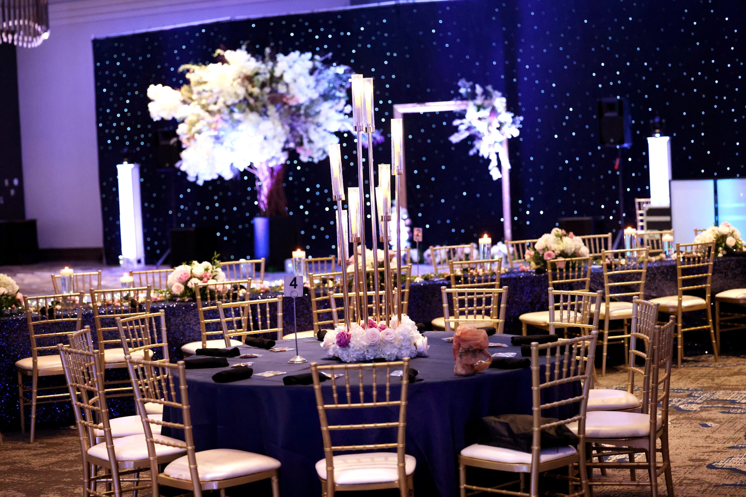 reception party decor