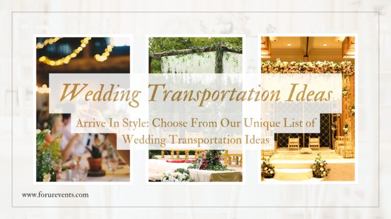 Wedding Transportation Ideas