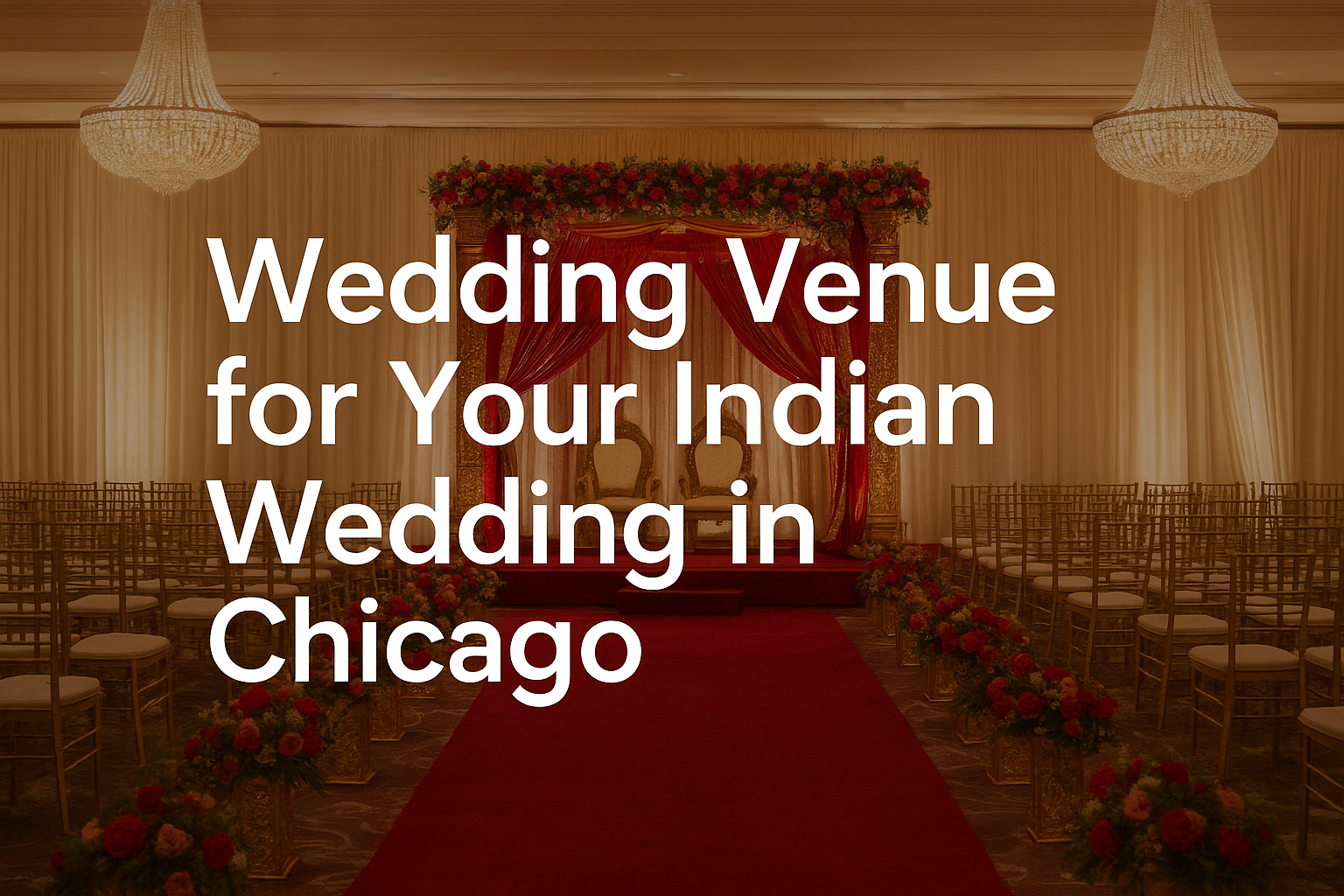 Wedding Venue for Your Indian Wedding in Chicago